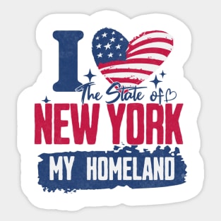 New York my homeland Sticker